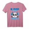 K-Pop und Chill Panda Tierliebhaber Bär T-Shirt – Süßes Kawaii Panda Shirt als Weihnachts- oder Geburtstagsgeschenk für Tierfans
