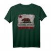 Kalifornien Republik Flagge Distressed Bär T-Shirt - Vintage Retro Design, Souvenir für Kalifornien-Liebhaber und Urlaubserinnerungen