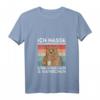 Damen Ich Hasse Morgenmenschen T-Shirt mit V-Ausschnitt – Lustiges Kaffee-Motiv für Morgenmuffel Frauen