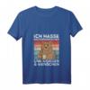 Damen Ich Hasse Morgenmenschen T-Shirt mit V-Ausschnitt – Lustiges Kaffee-Motiv für Morgenmuffel Frauen