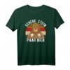 Schere Stein Paar Bier T-Shirt - Lustiges Vintage Bier Motiv mit Bär, perfekt für Bierliebhaber & Partygänger