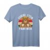 Schere Stein Paar Bier T-Shirt - Lustiges Vintage Bier Motiv mit Bär, perfekt für Bierliebhaber & Partygänger