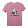 Gym Panda Muskeltrainer Bulking Gebäude Bär Work Out T-Shirt – Motivationsshirt für Bodybuilder & Fitness-Enthusiasten