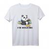Gym Panda Muskeltrainer Bulking Gebäude Bär Work Out T-Shirt – Motivationsshirt für Bodybuilder & Fitness-Enthusiasten