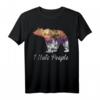 I Hate People I Eat People Camping T-Shirt - Lustiges Geschenk für Wanderer und Naturliebhaber mit Bärenmotiv