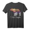 I Hate People I Eat People Camping T-Shirt - Lustiges Geschenk für Wanderer und Naturliebhaber mit Bärenmotiv