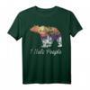 I Hate People I Eat People Camping T-Shirt - Lustiges Geschenk für Wanderer und Naturliebhaber mit Bärenmotiv