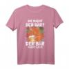 Wie macht der Bär? Nachbar Bier Nachbarn T-Shirt – Lustiges Outfit für Einweihungsfeier, Umzug und Nachbarschafts-Party