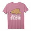 Lustiges Bären Schlafshirt & Pyjama - Originelles Geschenk für Langschläfer, Morgenmuffel & Bärenfans für Damen und Herren