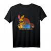 Hase und Bär Lustiges T-Shirt - Honigbank Überfall mit Spruch, Perfekt als Geschenk für Tier- und Humorliebhaber