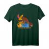 Hase und Bär Lustiges T-Shirt - Honigbank Überfall mit Spruch, Perfekt als Geschenk für Tier- und Humorliebhaber