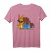 Hase und Bär Lustiges T-Shirt - Honigbank Überfall mit Spruch, Perfekt als Geschenk für Tier- und Humorliebhaber