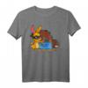 Hase und Bär Lustiges T-Shirt - Honigbank Überfall mit Spruch, Perfekt als Geschenk für Tier- und Humorliebhaber