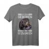 Zum Zocken geboren zur Arbeit gezwungen - Lustiges Gamer T-Shirt für Konsole & PC Zocker, perfekt als Geschenk für Nerds und Gaming-Fans
