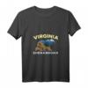Damen Shenandoah US National Park Virginia Bär T-Shirt mit V-Ausschnitt – Perfektes Geschenk für Naturliebhaber, Wanderer und Touristen