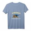 Damen Shenandoah US National Park Virginia Bär T-Shirt mit V-Ausschnitt – Perfektes Geschenk für Naturliebhaber, Wanderer und Touristen