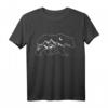 Wölfe Berge Bär Sternenhimmel – Natur Geschenkidee T-Shirt für Tier- und Naturliebhaber, Naturschützer & Sternenfans