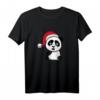 Kinder Panda Bär mit Weihnachtsmütze - Lustiges Weihnachts-T-Shirt für Damen, Herren & Kinder als Geschenk oder Kostüm