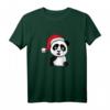 Kinder Panda Bär mit Weihnachtsmütze - Lustiges Weihnachts-T-Shirt für Damen, Herren & Kinder als Geschenk oder Kostüm