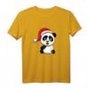 Kinder Panda Bär mit Weihnachtsmütze - Lustiges Weihnachts-T-Shirt für Damen, Herren & Kinder als Geschenk oder Kostüm
