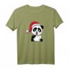 Kinder Panda Bär mit Weihnachtsmütze - Lustiges Weihnachts-T-Shirt für Damen, Herren & Kinder als Geschenk oder Kostüm