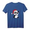 Kinder Panda Bär mit Weihnachtsmütze - Lustiges Weihnachts-T-Shirt für Damen, Herren & Kinder als Geschenk oder Kostüm