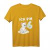Kinder T-Shirt zum 6. Geburtstag mit Eisbär - Ich Bin Schon 6 Jahre Bär Geschenk für Mädchen & Jungen, perfekt für Schule & Kindergarten