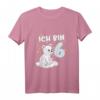 Kinder T-Shirt zum 6. Geburtstag mit Eisbär - Ich Bin Schon 6 Jahre Bär Geschenk für Mädchen & Jungen, perfekt für Schule & Kindergarten