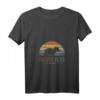 Damen Schwester Geschenk Retro Bär T-Shirt mit V-Ausschnitt – Perfekt für Camping, Natur & Familienurlaub