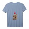 Damen T-Shirt mit Teddybär und Herz – Lustiges, buntes Bärenmama & Bärenpapa Motiv, perfekt als Geschenk