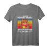 Ich Hasse Morgenmenschen & Morgen - Lustiges Bären Spruch T-Shirt für Faulpelze, Morgenmuffel und Schlafmützen, perfektes Geschenk
