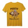 Lustiges Koala & Faultier T-Shirt – Positiv auf Müde Getestet, Perfekt für Faulsein, Urlaub & Tiere, Geschenkidee für Tierliebhaber