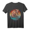 Vintage wütender Bär reitet ein Fahrrad - Lustiges Tier- und Radfahrer T-Shirt für Bären- und Naturliebhaber