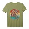 Vintage wütender Bär reitet ein Fahrrad - Lustiges Tier- und Radfahrer T-Shirt für Bären- und Naturliebhaber