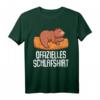 Offizielles Schlafshirt Pyjama Nachthemd Bär - Lustiges Geschenk für Bärenfans, Langschläfer und Morgenmuffel, Damen & Herren