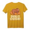 Offizielles Schlafshirt Pyjama Nachthemd Bär - Lustiges Geschenk für Bärenfans, Langschläfer und Morgenmuffel, Damen & Herren