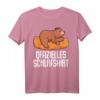Offizielles Schlafshirt Pyjama Nachthemd Bär - Lustiges Geschenk für Bärenfans, Langschläfer und Morgenmuffel, Damen & Herren