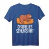 Offizielles Schlafshirt Pyjama Nachthemd Bär - Lustiges Geschenk für Bärenfans, Langschläfer und Morgenmuffel, Damen & Herren