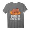 Offizielles Schlafshirt Pyjama Nachthemd Bär - Lustiges Geschenk für Bärenfans, Langschläfer und Morgenmuffel, Damen & Herren