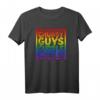 Gay Bär T-Shirt mit Pride Flagge – Chubby Jungs Kuschel besser, Unterstützendes LGBT & Bear Community Shirt für Pride & Weihnachten