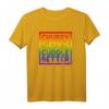 Gay Bär T-Shirt mit Pride Flagge – Chubby Jungs Kuschel besser, Unterstützendes LGBT & Bear Community Shirt für Pride & Weihnachten