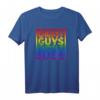 Gay Bär T-Shirt mit Pride Flagge – Chubby Jungs Kuschel besser, Unterstützendes LGBT & Bear Community Shirt für Pride & Weihnachten