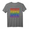 Gay Bär T-Shirt mit Pride Flagge – Chubby Jungs Kuschel besser, Unterstützendes LGBT & Bear Community Shirt für Pride & Weihnachten
