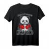 Niedliches Kickboxen Panda T-Shirt - Lustiges Geschenk für Kickboxer, Panda-Liebhaber und Kampfsportfans