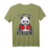 Niedliches Kickboxen Panda T-Shirt - Lustiges Geschenk für Kickboxer, Panda-Liebhaber und Kampfsportfans