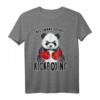 Niedliches Kickboxen Panda T-Shirt - Lustiges Geschenk für Kickboxer, Panda-Liebhaber und Kampfsportfans