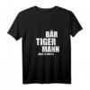 Bär Tiger Mann Geschenkidee für Bartträger - Originelles T-Shirt für Männer mit Bart, perfekt als Geschenk zum Geburtstag oder für den Alltag