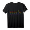 Berlin T-Shirt mit Berliner Bär - LGBT Pride Regenbogen Geschenk für Lesben, Schwule, Bisexuelle, Transgender & Pride Supporter
