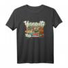 Yosemite Nationalpark Bär und Kajak Souvenir T-Shirt – Erinnerungsstück für Kalifornien-Reisende und Naturliebhaber