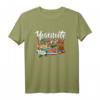 Yosemite Nationalpark Bär und Kajak Souvenir T-Shirt – Erinnerungsstück für Kalifornien-Reisende und Naturliebhaber